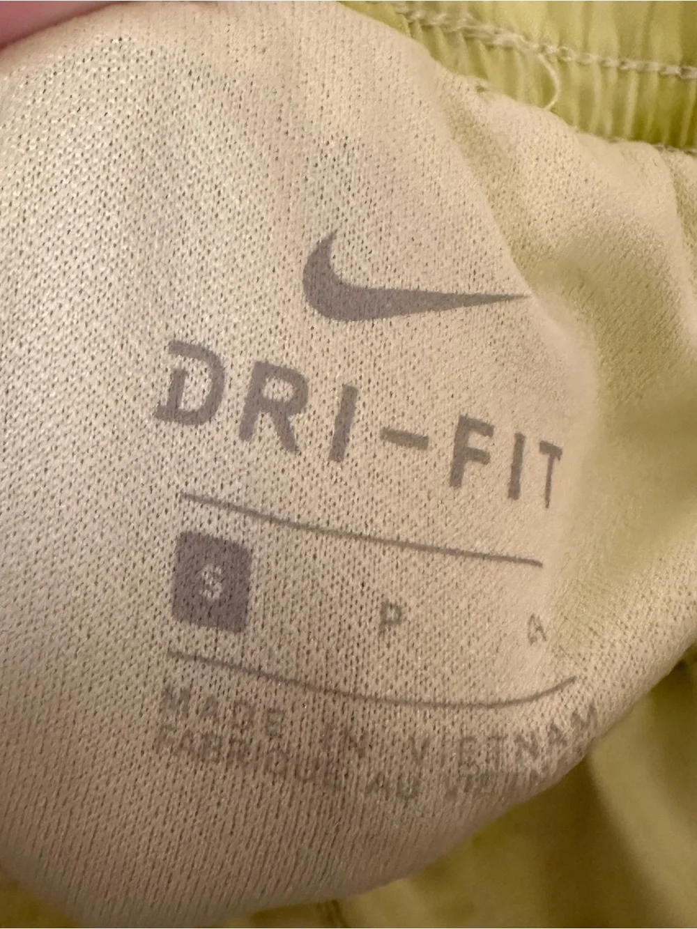 Nike Neon‎ Yellow Tie-Dye Running Shorts